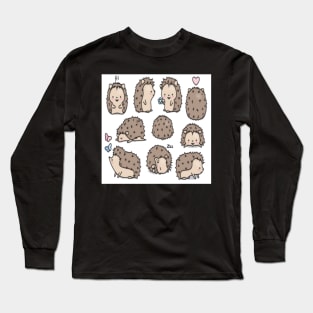 Cute Little Hedgehog Long Sleeve T-Shirt